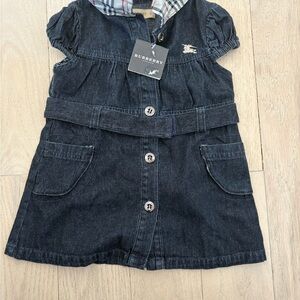 Burberry Baby Dark Denim Dress
